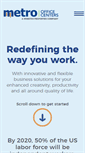 Mobile Screenshot of metroofficecenters.com